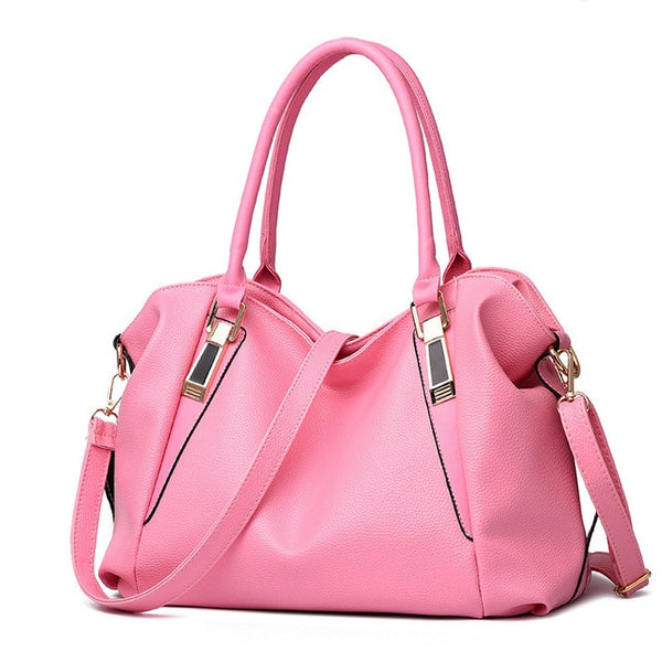 Herald Fashion Designer Women Handbag Female PU Leather Bags Handbags Ladies Portable Shoulder Bag Office Ladies Hobos Bag Totes - Trotman Graves