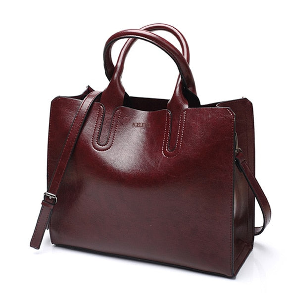 Classic Large Shoulder Tote- 8 Colors - Trotman Graves