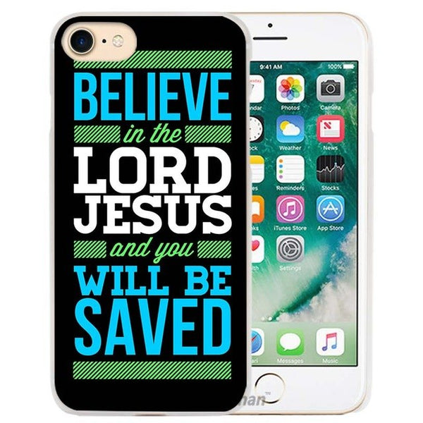 BiNFUL Hot Sale Christian Jesus The Cross Hard Transparent Phone Case Cover Coque for Apple iPhone 4 4s 5 5s SE 5C 6 6s 7 Plus - Trotman Graves