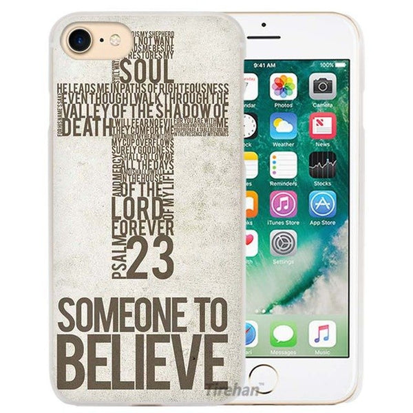 BiNFUL Hot Sale Christian Jesus The Cross Hard Transparent Phone Case Cover Coque for Apple iPhone 4 4s 5 5s SE 5C 6 6s 7 Plus - Trotman Graves