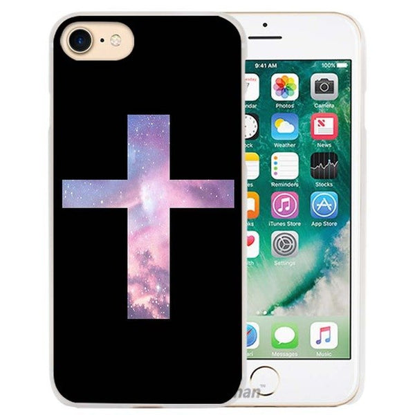 BiNFUL Hot Sale Christian Jesus The Cross Hard Transparent Phone Case Cover Coque for Apple iPhone 4 4s 5 5s SE 5C 6 6s 7 Plus - Trotman Graves
