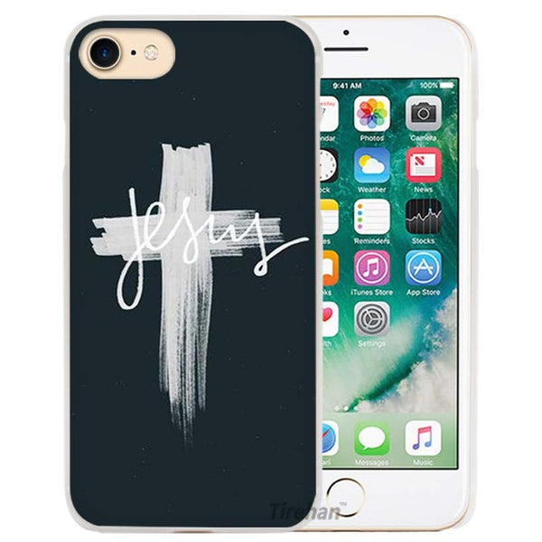 BiNFUL Hot Sale Christian Jesus The Cross Hard Transparent Phone Case Cover Coque for Apple iPhone 4 4s 5 5s SE 5C 6 6s 7 Plus - Trotman Graves