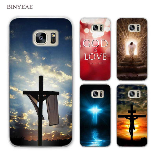Bible Verse Clear Phone Case Cover for Samsung Galaxy S3 S4 S5 Mini S6 S7 S8 Edge Plus - Trotman Graves