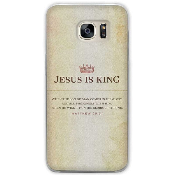 Bible Verse Clear Phone Case Cover for Samsung Galaxy S3 S4 S5 Mini S6 S7 S8 Edge Plus - Trotman Graves
