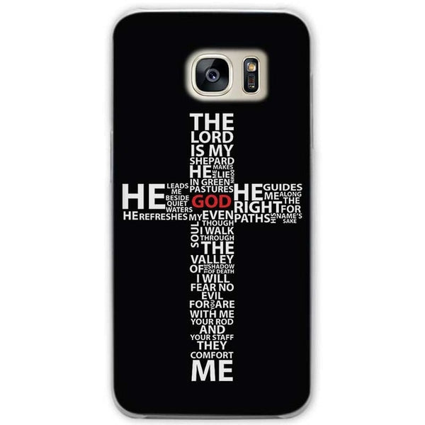 Bible Verse Clear Phone Case Cover for Samsung Galaxy S3 S4 S5 Mini S6 S7 S8 Edge Plus - Trotman Graves