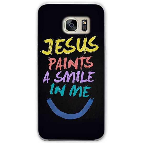 Bible Verse Clear Phone Case Cover for Samsung Galaxy S3 S4 S5 Mini S6 S7 S8 Edge Plus - Trotman Graves