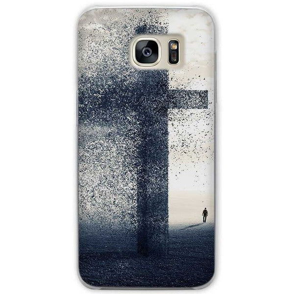 Bible Verse Clear Phone Case Cover for Samsung Galaxy S3 S4 S5 Mini S6 S7 S8 Edge Plus - Trotman Graves
