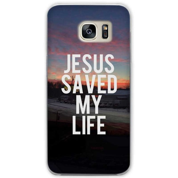 Bible Verse Clear Phone Case Cover for Samsung Galaxy S3 S4 S5 Mini S6 S7 S8 Edge Plus - Trotman Graves