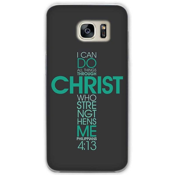 Bible Verse Clear Phone Case Cover for Samsung Galaxy S3 S4 S5 Mini S6 S7 S8 Edge Plus - Trotman Graves