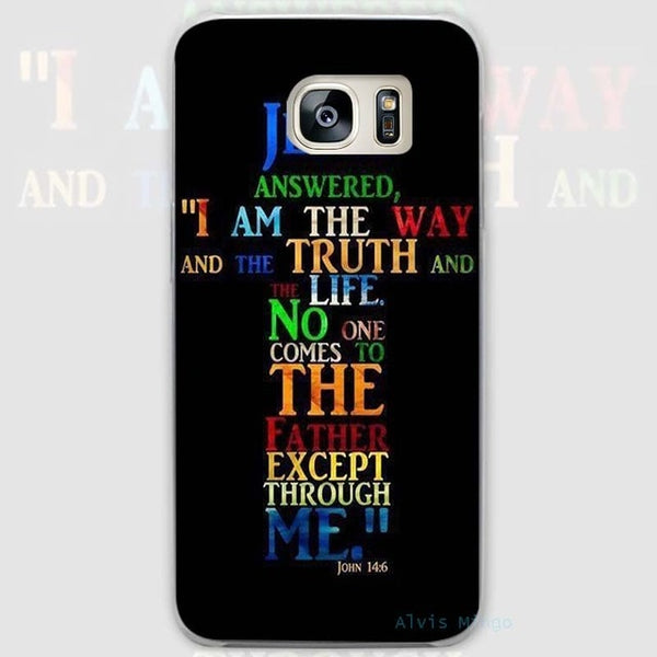 BINYEAE Jesus Cross The new Transparent Phone Case Cover for Samsung Galaxy S3 S4 S5 S6 S7 S8 Edge Plus Mini - Trotman Graves