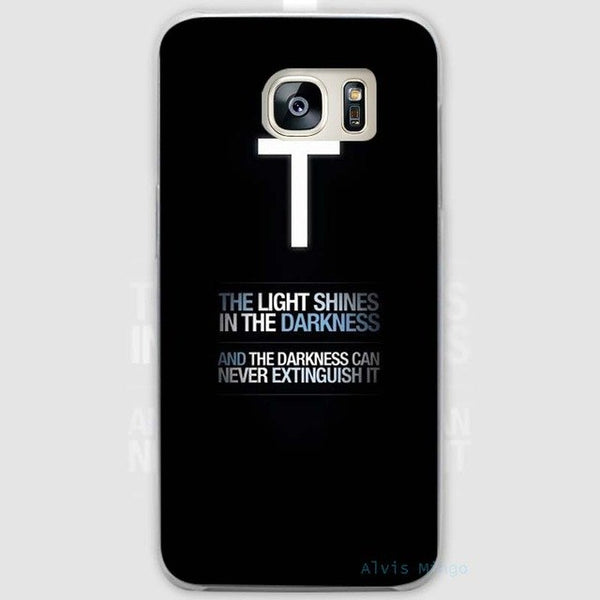 BINYEAE Jesus Cross The new Transparent Phone Case Cover for Samsung Galaxy S3 S4 S5 S6 S7 S8 Edge Plus Mini - Trotman Graves