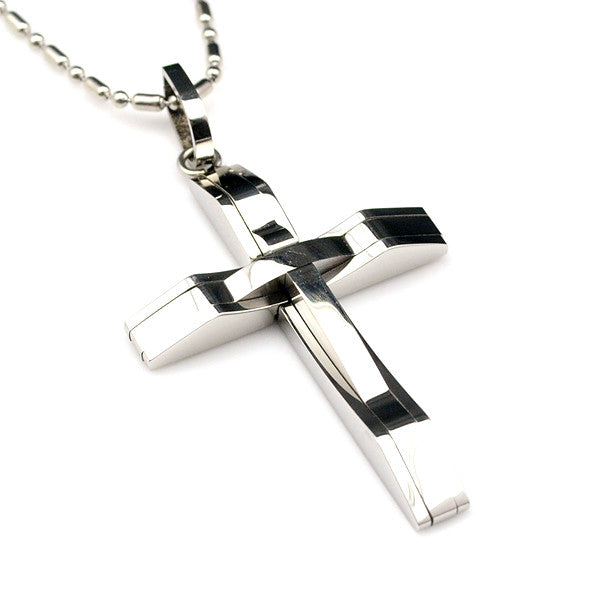 Men's Steel Cross Pendant - Trotman Graves
