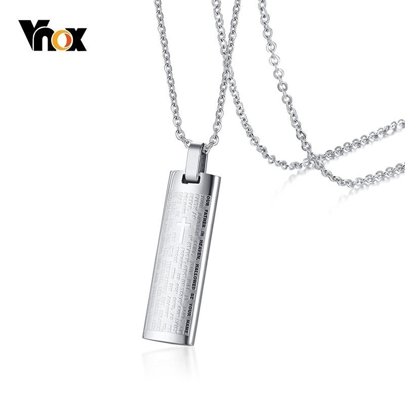 Men's 20" Bible Cross Necklace - New 2019 Style - Trotman Graves