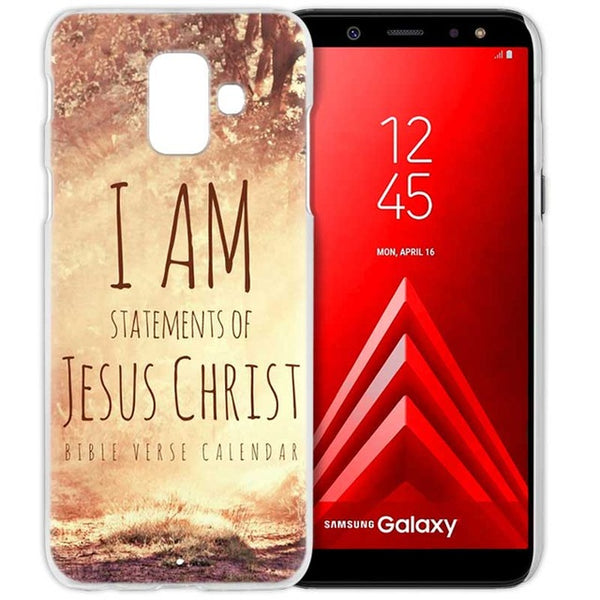 Cell Phone Case for Samsung Galaxy S9 S8 S7 Edge Plus A6 A7 A8 A9 J4 J6 Plus 2018 Note 8 9 Cover Bible Verse Jesus Christ Christ - Trotman Graves