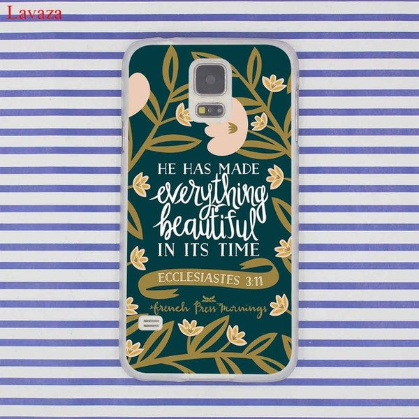Christian Bible Verses - Phone Case for Samsung Galaxy - Trotman Graves