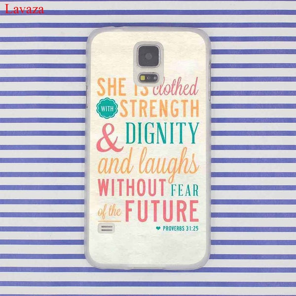 Christian Bible Verses - Phone Case for Samsung Galaxy - Trotman Graves